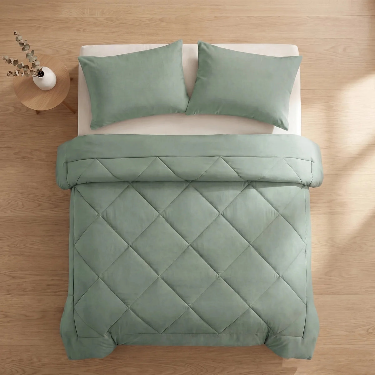 DormiPuro® 2-i-1-täcke – Mintgrön