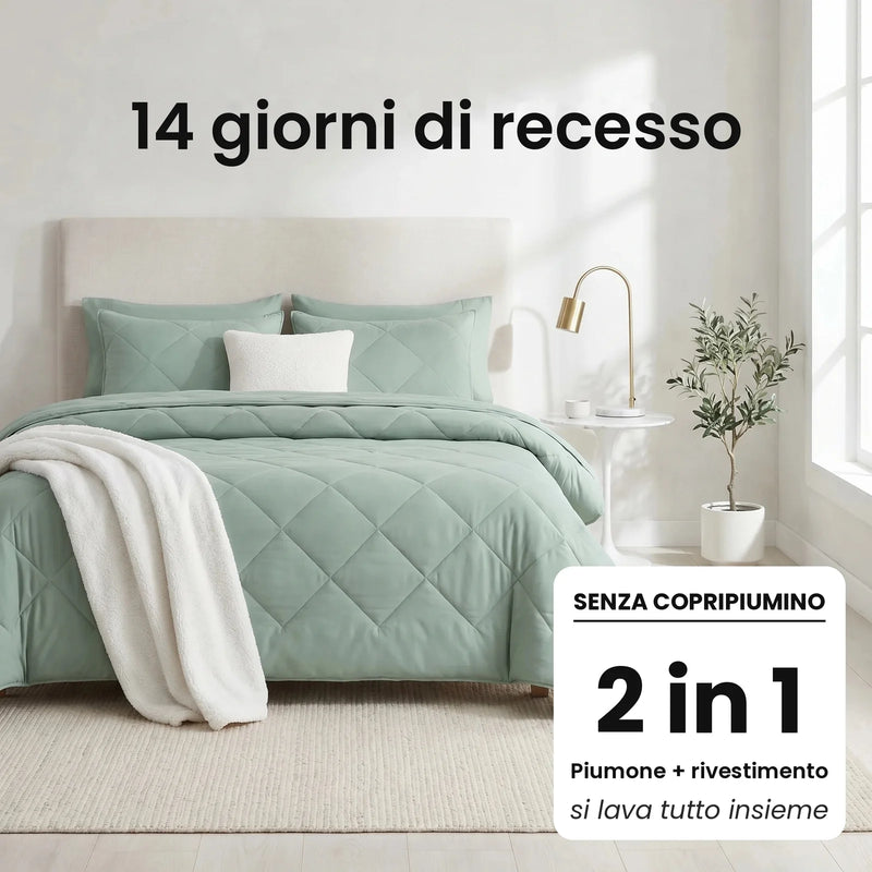 DormiPuro® 2-i-1-täcke [it] – Mintgrön
